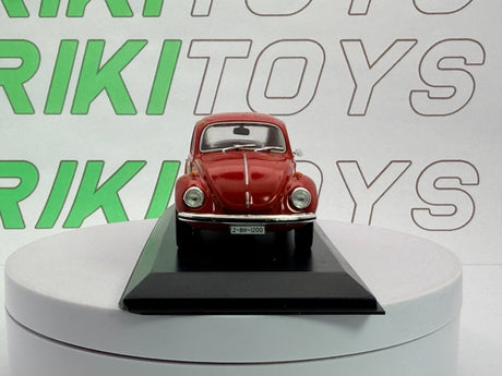 Volkswagen Maggiolino Edicola 1/43 Rosso - RikiToys - Edicola