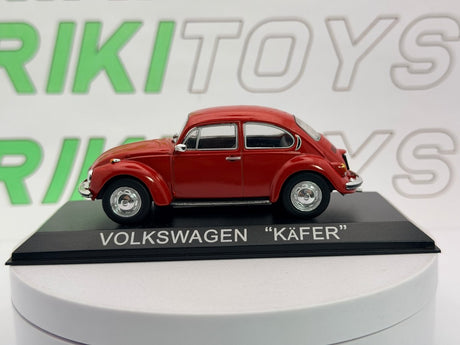 Volkswagen Maggiolino Edicola 1/43 Rosso - RikiToys - Edicola