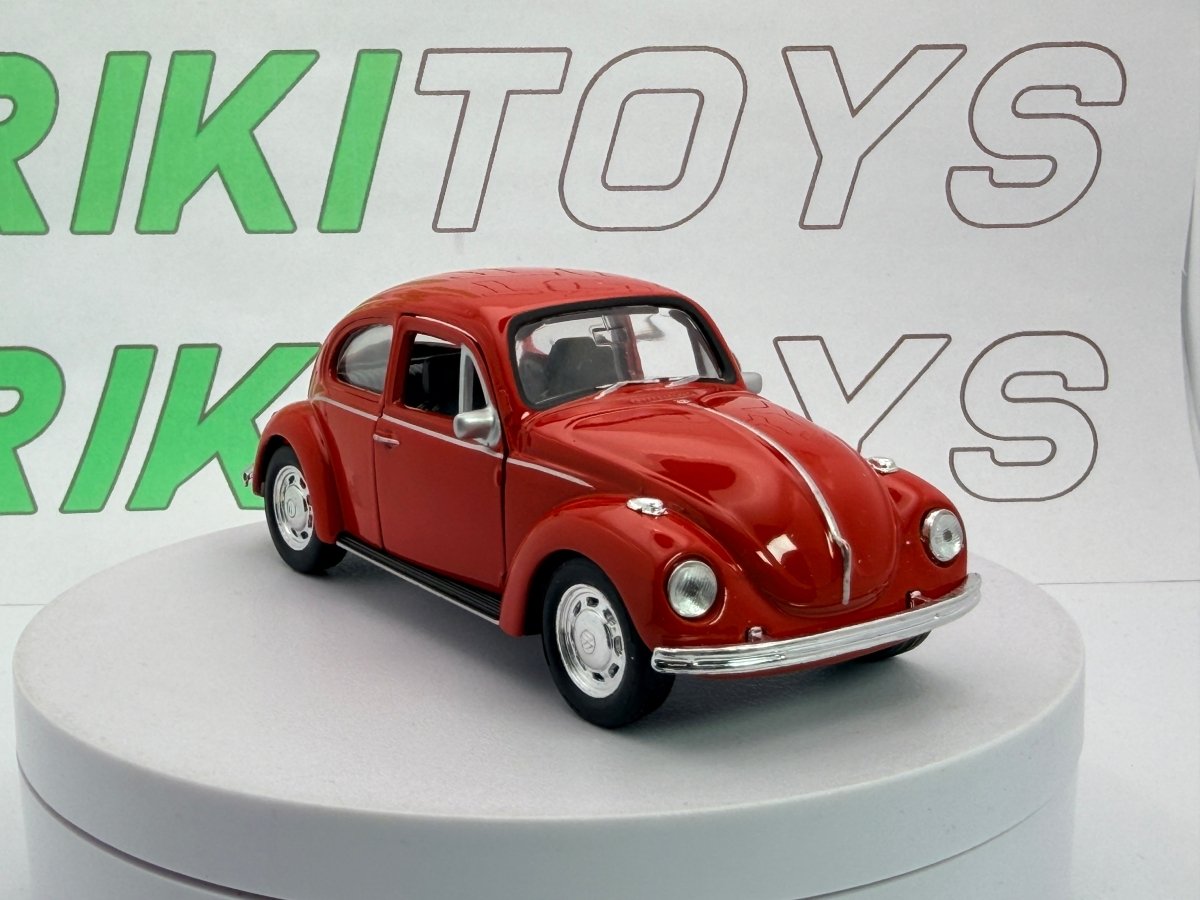 Volkswagen Maggiolino Welly 1/35 Rosso - RikiToys - Welly