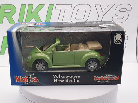 Volkswagen New Beetle Cabrio Maisto 1/40 Verde - RikiToys - Maisto