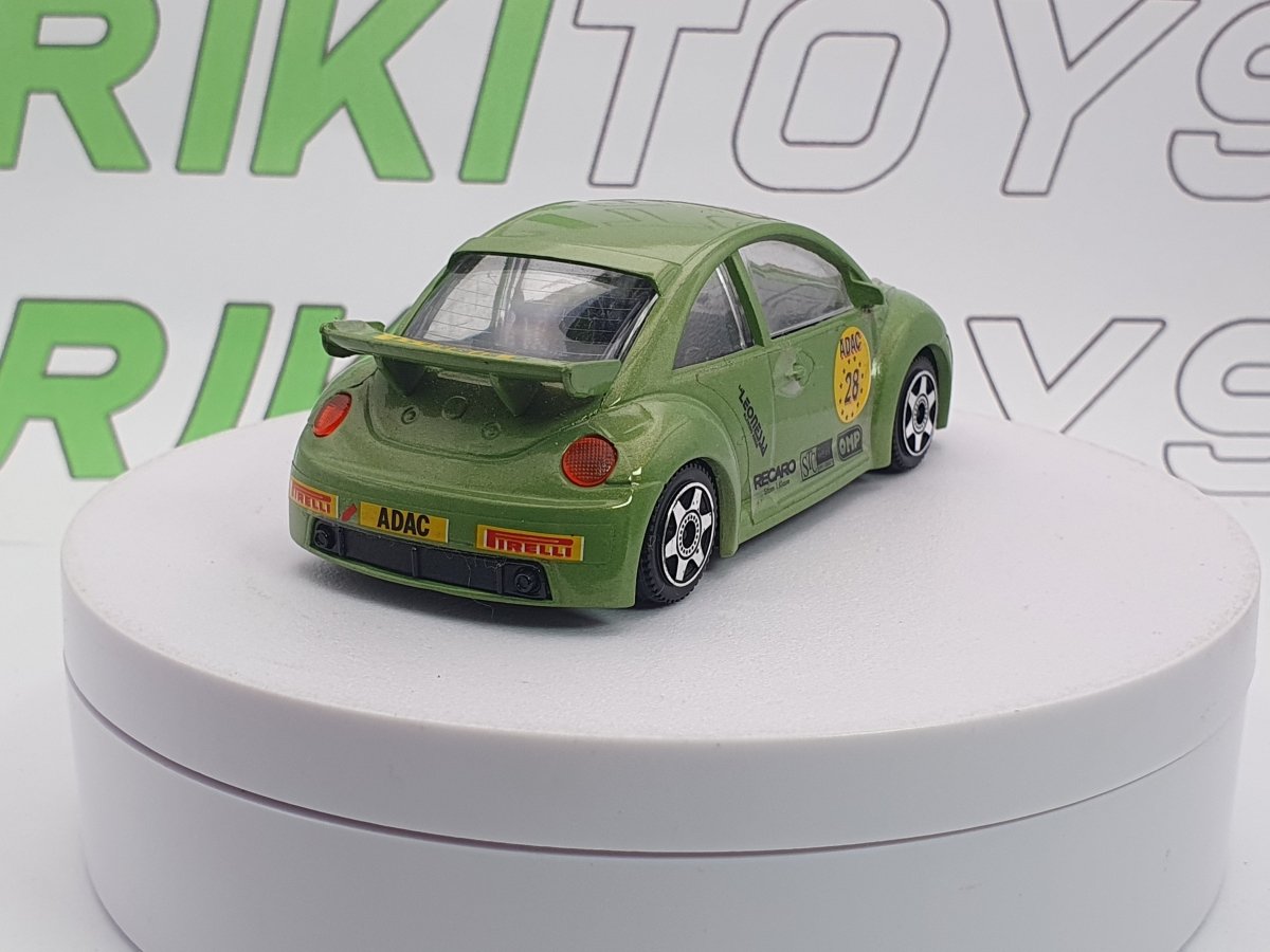 Volkswagen New Beetle Cup Burago 1/43 Verde 1997 - RikiToys - Burago