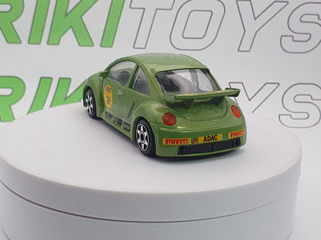 Volkswagen New Beetle Cup Burago 1/43 Verde 1997 - RikiToys - Burago