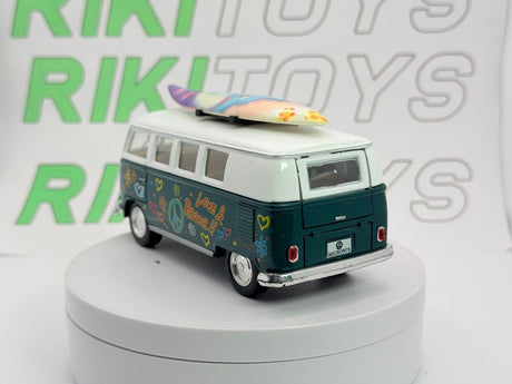 Volkswagen T1 con Windsurf Kinsmart 1/38 Verde - RikiToys - Kinsmart