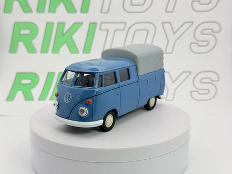 Volkswagen T1 doppia cabina Welly 1/40 Celeste - RikiToys - Welly