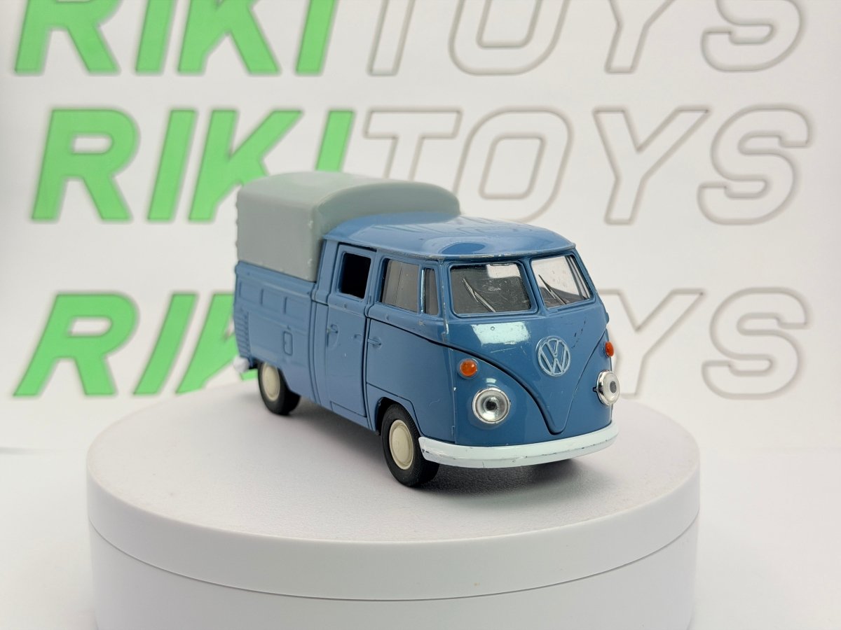 Volkswagen T1 doppia cabina Welly 1/40 Celeste - RikiToys - Welly