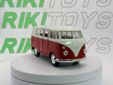 Volkswagen T1 Promiscuo Welly 1/35 Rosso - RikiToys - Welly