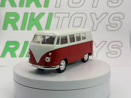 Volkswagen T1 Promiscuo Welly 1/35 Rosso - RikiToys - Welly