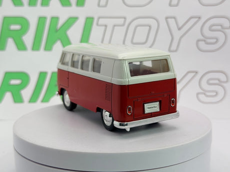 Volkswagen T1 Promiscuo Welly 1/35 Rosso - RikiToys - Welly