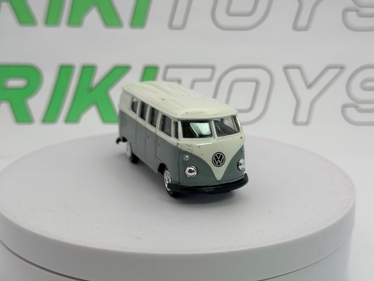 Volkswagen T1 Promiscuo Welly 1/50 Grigio 1966 - RikiToys - Welly