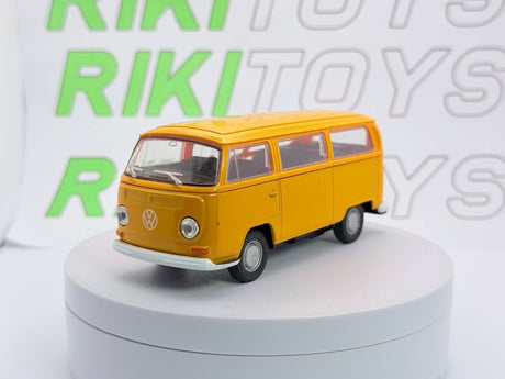 Volkswagen T2 Minibus Welly 1/40 Arancio - RikiToys - Welly