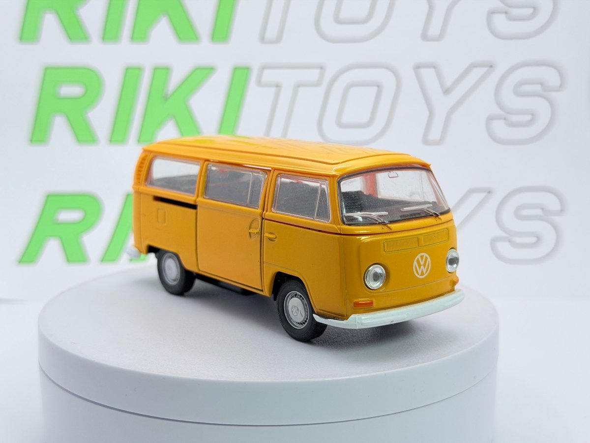 Volkswagen T2 Minibus Welly 1/40 Arancio - RikiToys - Welly
