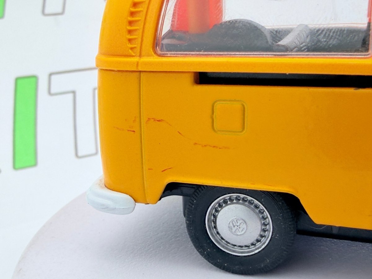 Volkswagen T2 Minibus Welly 1/40 Arancio - RikiToys - Welly