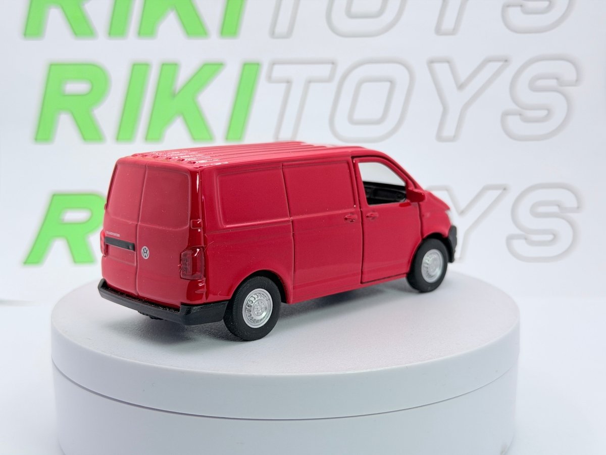 Volkswagen T6 Van Welly 1/43 Rosso - RikiToys - Welly