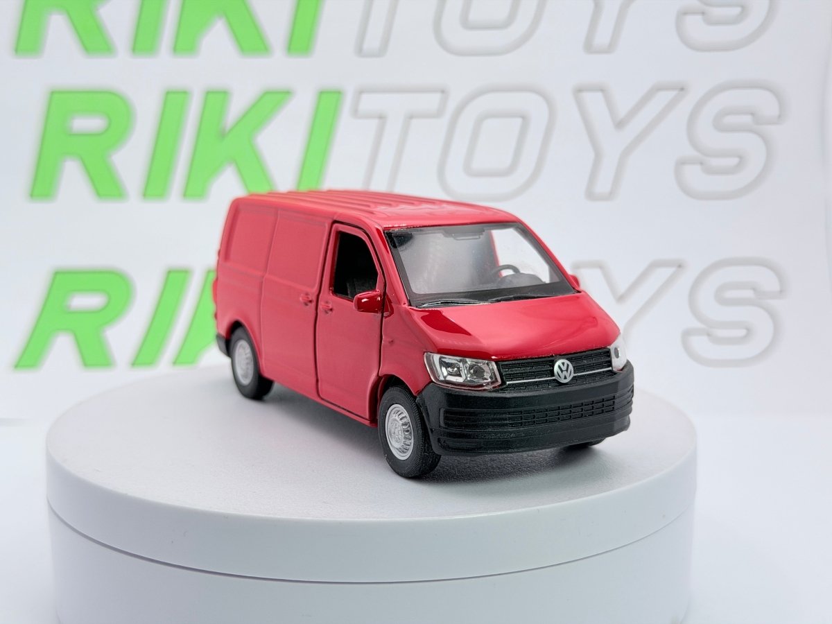 Volkswagen T6 Van Welly 1/43 Rosso - RikiToys - Welly