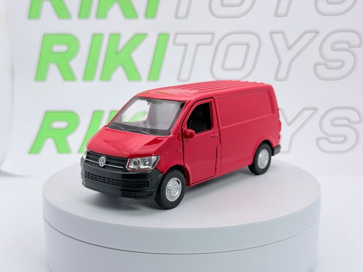 Volkswagen T6 Van Welly 1/43 Rosso - RikiToys - Welly
