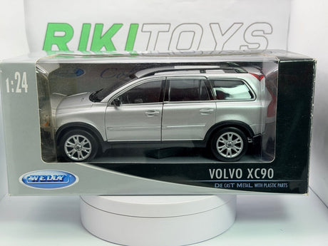 Volvo XC 90 Welly 1/24 Argento 2002 - RikiToys - Welly