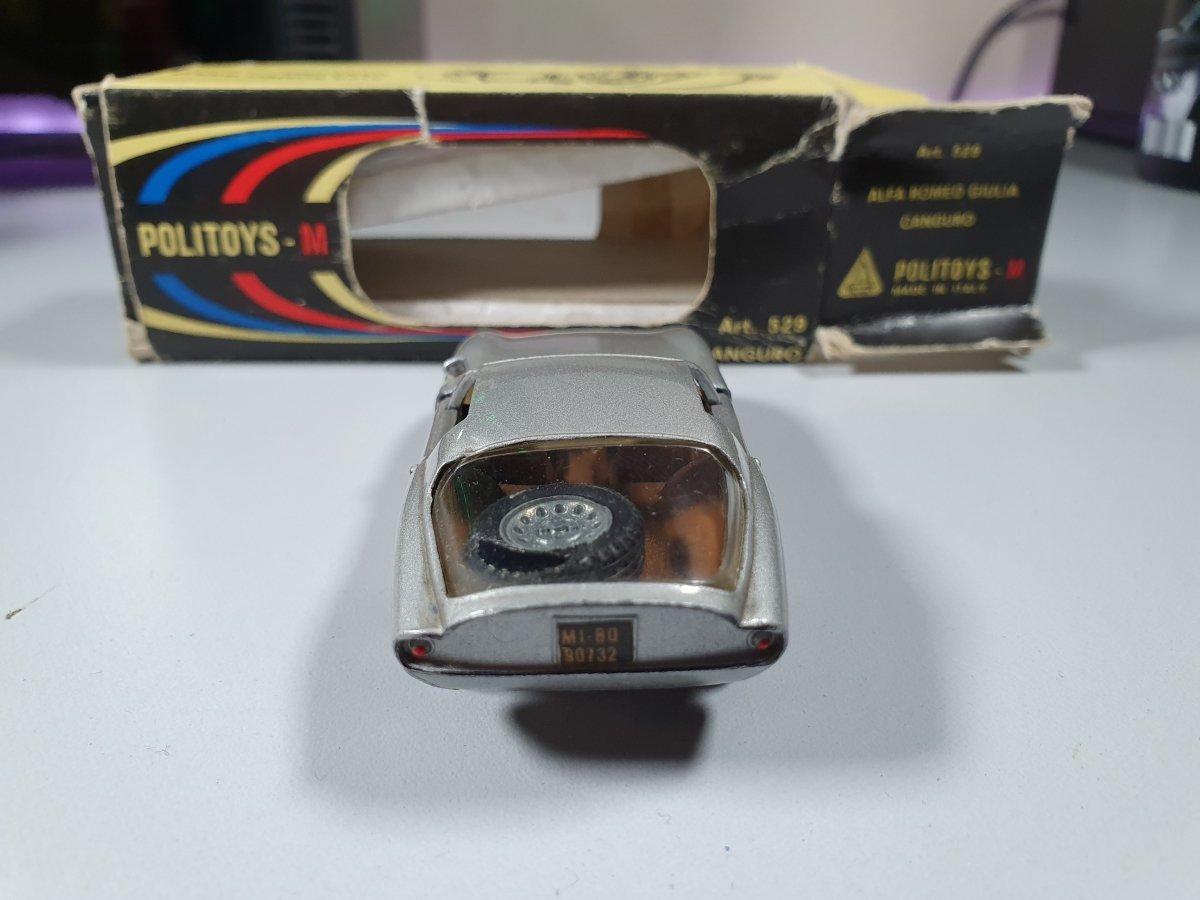 Alfa Romeo Giulia Canguro Politoys 1/43 Con Scatola - RikiToys - Politoys#