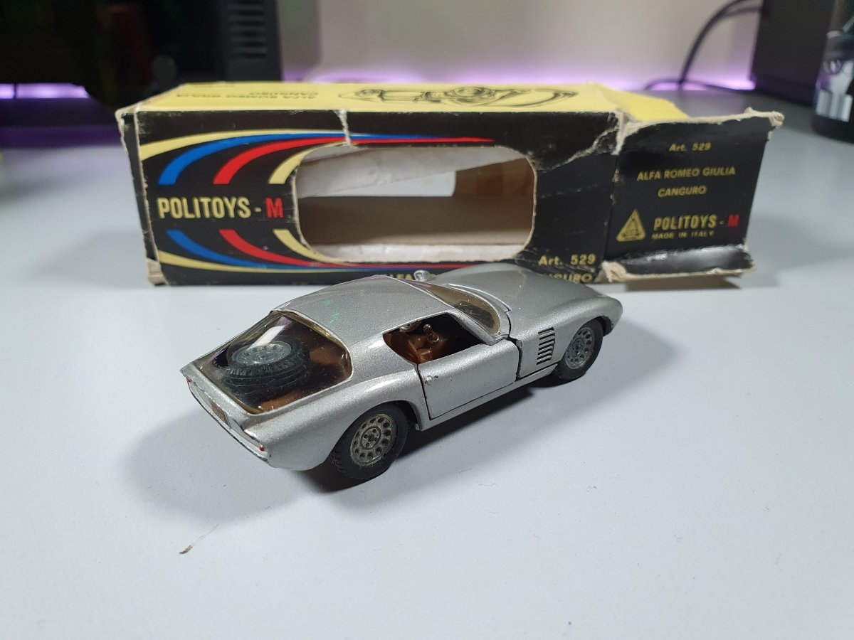 Alfa Romeo Giulia Canguro Politoys 1/43 Con Scatola - RikiToys - Politoys#