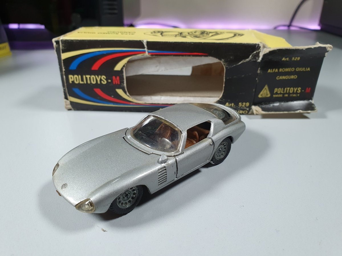 Alfa Romeo Giulia Canguro Politoys 1/43 Con Scatola - RikiToys - Politoys#