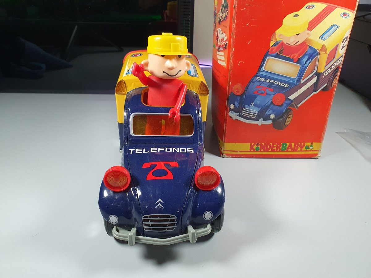 Citroen 2 CV "Telefonos" Obertoys Con Scatola - RikiToys - Obertoys#