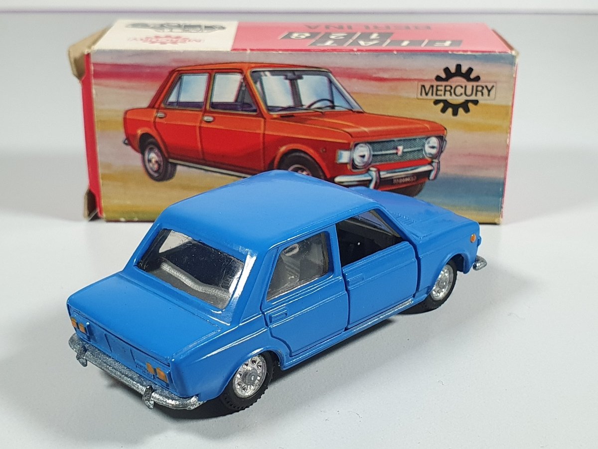Fiat 128 Berlina N°22 Mercury 1/43 Con Scatola - RikiToys - Mercury#