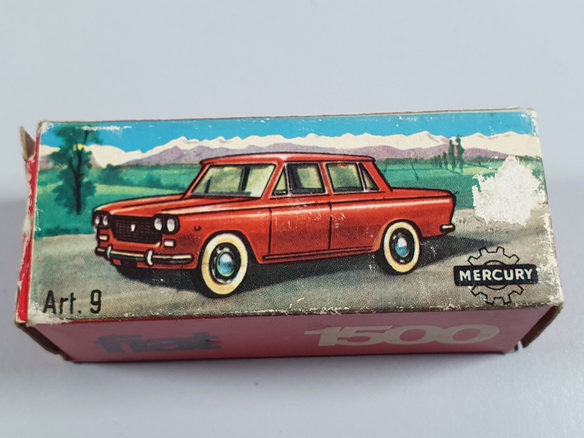 Fiat 1300 N°9 Mercury 1/48 Con Scatola - RikiToys - Mercury#