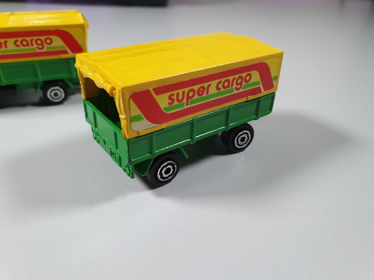 Ford c/rimorchio super cargo Majorette 1/66 - RikiToys - Majorette#