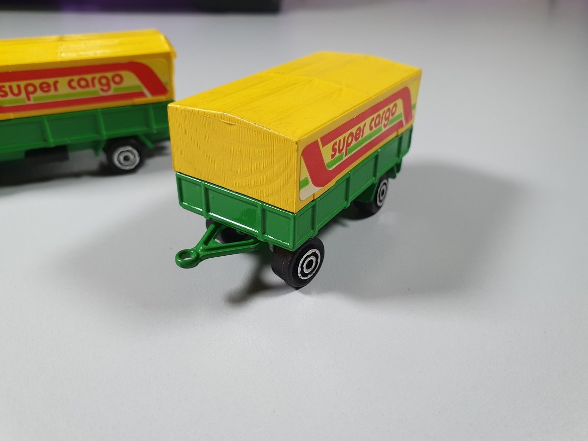 Ford c/rimorchio super cargo Majorette 1/66 - RikiToys - Majorette#