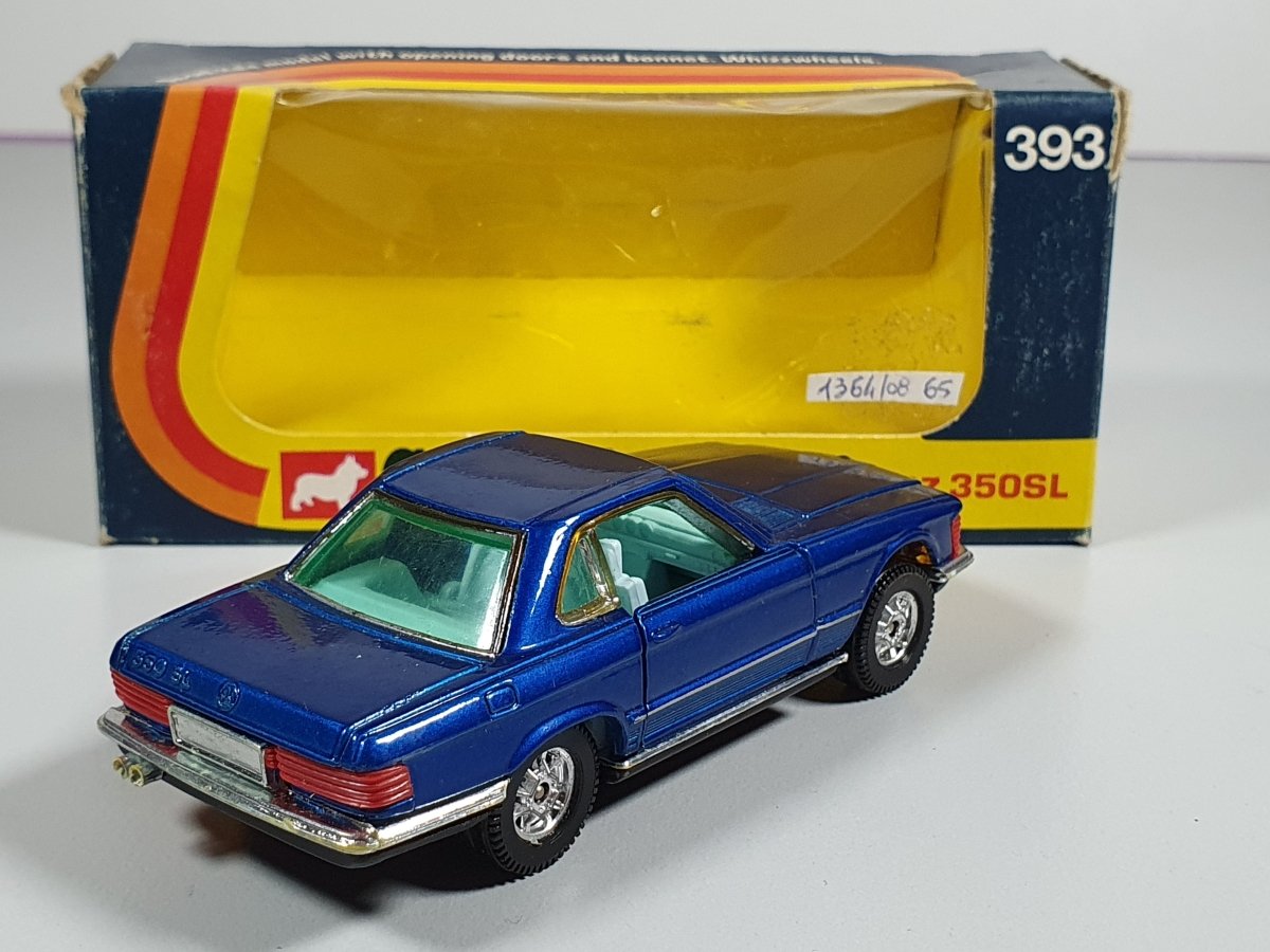 Mercedes 350SL n.393 Corgi Toys 1/43 Con Scatola - RikiToys - Corgi Toys#
