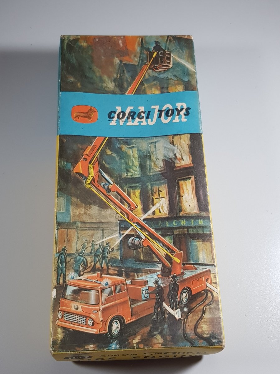 Simon Snorkel Fire Engine N°1127 Corgi Toys 1/43 Con Scatola - RikiToys - Corgi Toys#